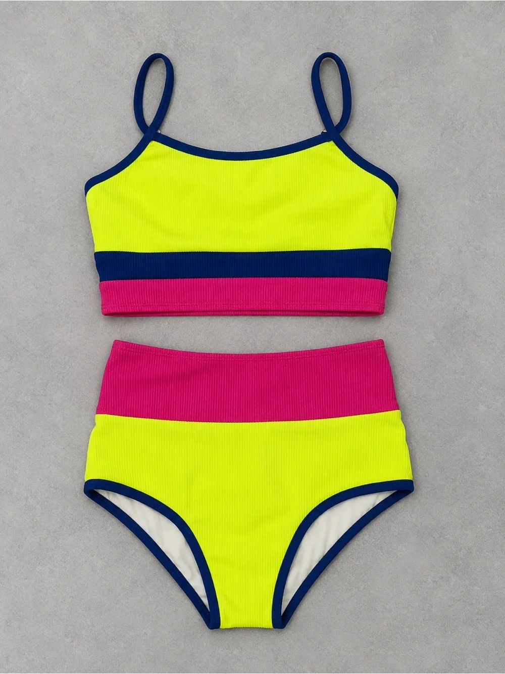 Haloumoning Girls Swimwear Two-Piece Bikini Set - Size 130 7/8YR Swimsuit